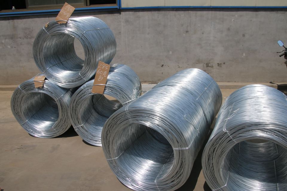 Zinc Coated Hot Dipped Gi Galvanised Wire Rod 0.3mm High Tensile High Carbon Galvanized Steel Wire Hot Sale