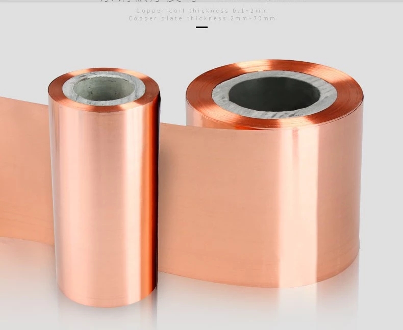 Copper Foil 0.1mm Copper Foil For Battery Copper Strip Coil Manufacturer High Quality Factory Price 