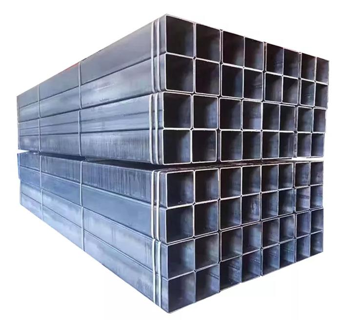 High Quality Square Tubing Galvanized Steel Pipe Iron Rectangular Tube Price for Carports Factory Supply