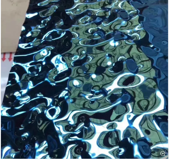 201 304 Color Stainless Steel Art Panels Decorative Stainless Steel Sheet Metal for Hotel And KTV