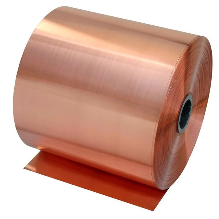 Low Price Export High Quality 99.99% C11000 Copper Coil/electronic Copper Foil Factory Supply
